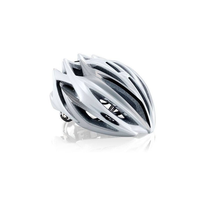 Casco Met Estro Blanco y Plata: Ligero y Seguro, ¡Compra Ya!