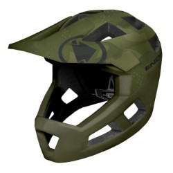Casco Endura Integral Infantil Verde Oliva - ¡Protección Total!