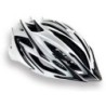 Casco Met Veleno Blanco y Negro: Estilo y Seguridad - ¡Compra Ahora!