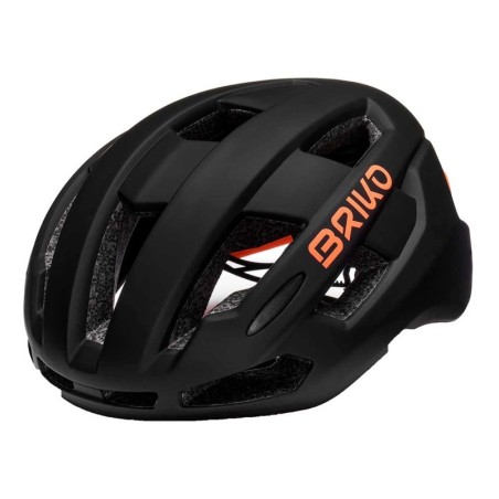 Compra Casco Briko Izar Negro Naranja: Estilo y Seguridad