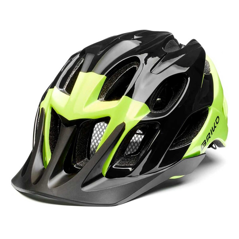 Compra Casco Briko Makian Verde Negro: Estilo y Seguridad