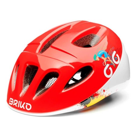 Casco Briko Fury Rojo Infantil: Seguridad y Estilo, ¡Compra Ya!