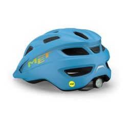 Casco MET Crackerjack MIPS Azul Cian: Seguridad y Estilo - ¡Compra Ahora!