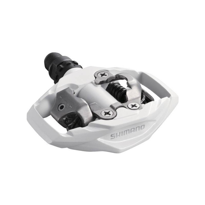 Pedales Shimano PD-M530 Blancos SPD para Enduro - ¡Compra Ahora!