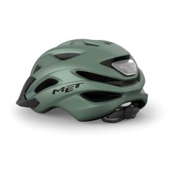 Casco MET Crossover Verdoso: Seguridad y Estilo, ¡Compra Ya!