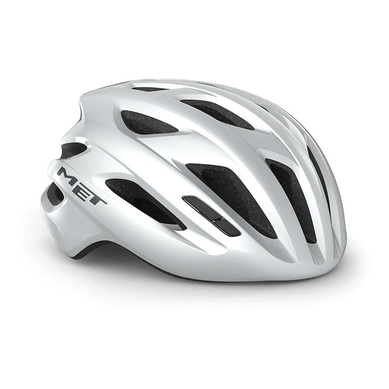 Casco MET Idolo Blanco Brillo: Seguridad y Estilo - Compra Ya