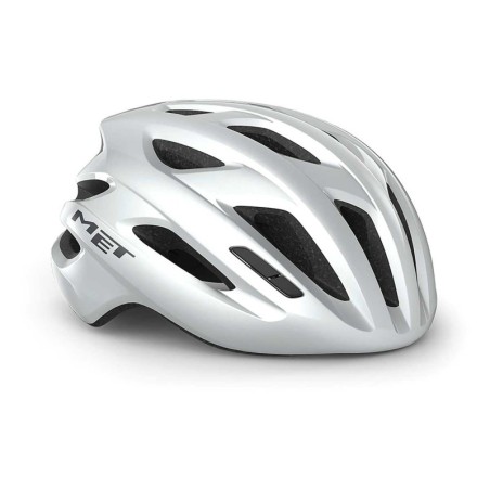Casco MET Idolo Blanco Brillo: Seguridad y Estilo - Compra Ya