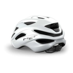 Casco MET Idolo Blanco Brillo: Seguridad y Estilo - Compra Ya