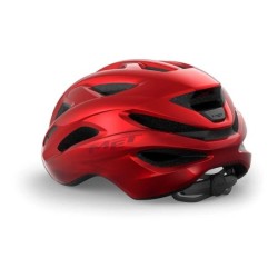 Casco MET Idolo Rojo Metálico: Seguridad y Estilo, ¡Compra Ya!