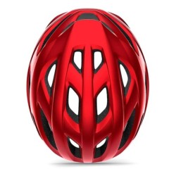 Casco MET Idolo Rojo Metálico: Seguridad y Estilo, ¡Compra Ya!