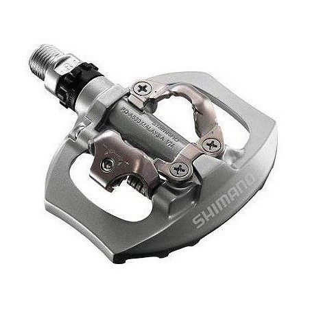 Pedales Shimano PD A530 Plata: ¡Rendimiento y Estilo! Compra Ya