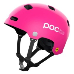 Casco POCito Crane MIPS Rosa Fluor: Seguridad y Estilo Infantil