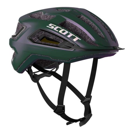 Cascos Scott Arx Plus MIPS: Seguridad y Estilo Verde Violeta