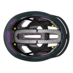 Cascos Scott Arx Plus MIPS: Seguridad y Estilo Verde Violeta