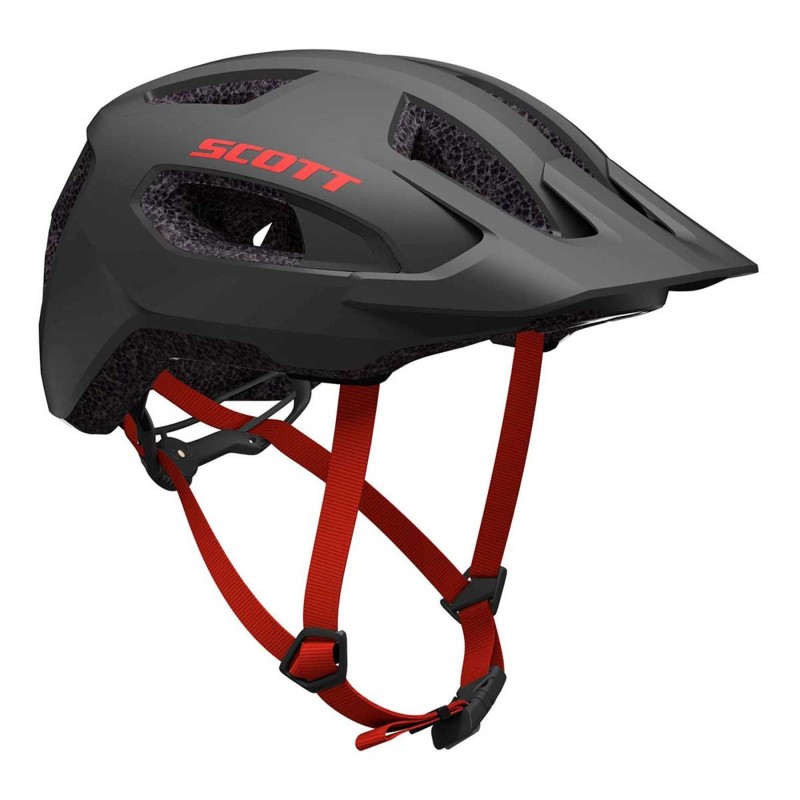 Casco Scott Supra Gris Oscuro Rojo: Seguridad y Estilo - ¡Compra Ya!
