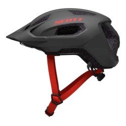 Casco Scott Supra Gris Oscuro Rojo: Seguridad y Estilo - ¡Compra Ya!