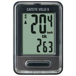 CuentaKilómetros Cateye VELO 9 Negro: Precisión & Estilo - ¡Compra Ahora!