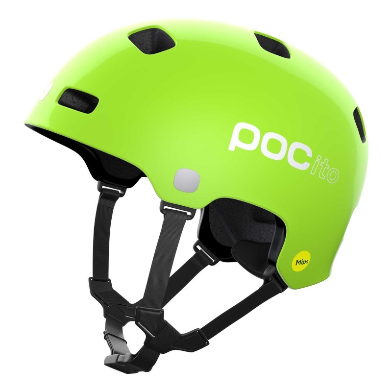 Compra Casco POCito Crane MIPS Verde Lima para Niños - Seguridad y Estilo