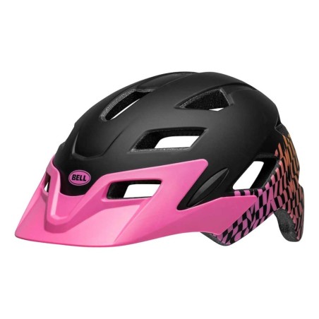 Casco Bell Sidetrack Rosa Negro Infantil - Seguridad y Estilo
