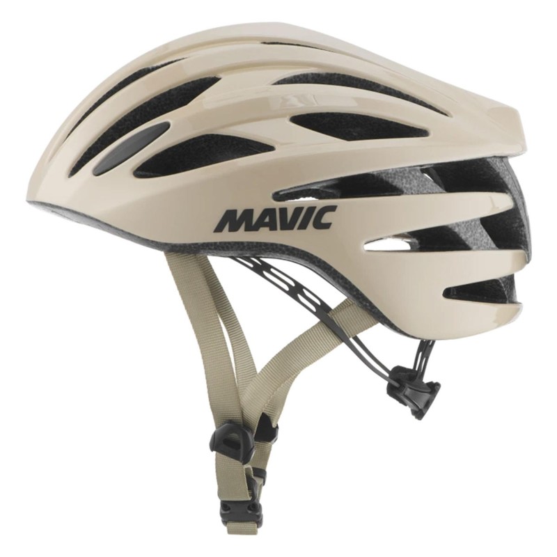 Casco Mavic Aksium Elite Blanco Crema: Ligero y Seguro - ¡Compra Ya!