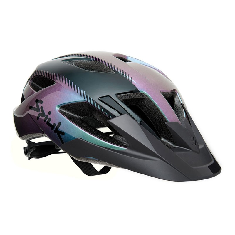 Compra Casco Spiuk Kaval Negro Lila Iridiscente - Estilo y Seguridad