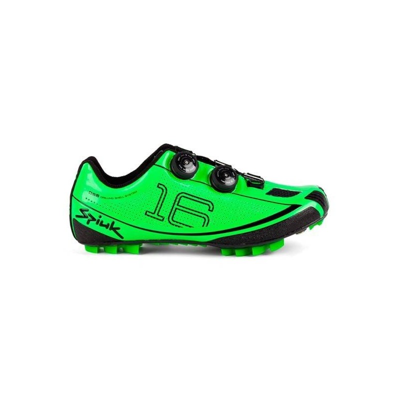 Compra Pack Zapatillas Spiuk 16MC Verdes + Calas - ¡Máximo Rendimiento!