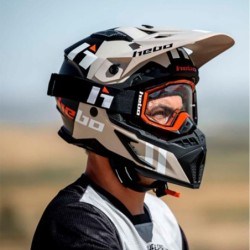 Compra Casco Hebo Heritage Blanco Negro Gris - Estilo y Seguridad