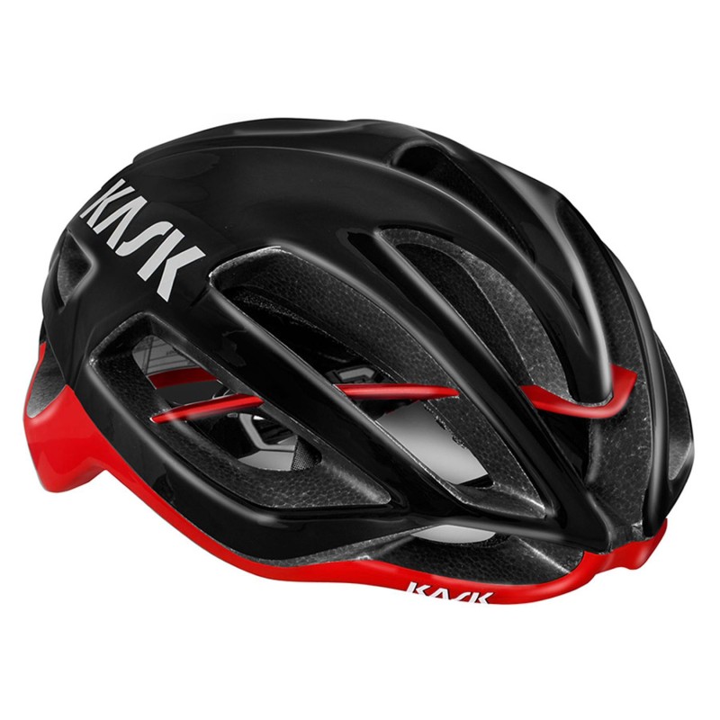 Casco Kask Protone Negro Rojo: Ligereza y Estilo, ¡Compra Ya!