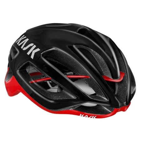 Casco Kask Protone Negro Rojo: Ligereza y Estilo, ¡Compra Ya!