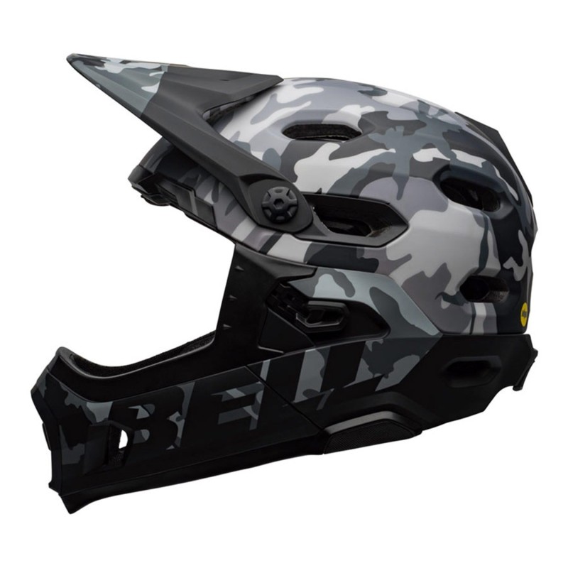 Casco Bell Super DH MIPS Negro Camuflaje - ¡Protección y Estilo!