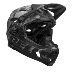 Casco Bell Super DH MIPS Negro Camuflaje - ¡Protección y Estilo!