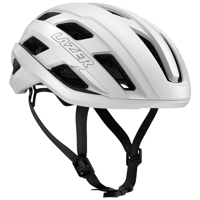 Casco Lazer Strada Blanco Puro Negro - Estilo y Seguridad, ¡Compra Ahora!