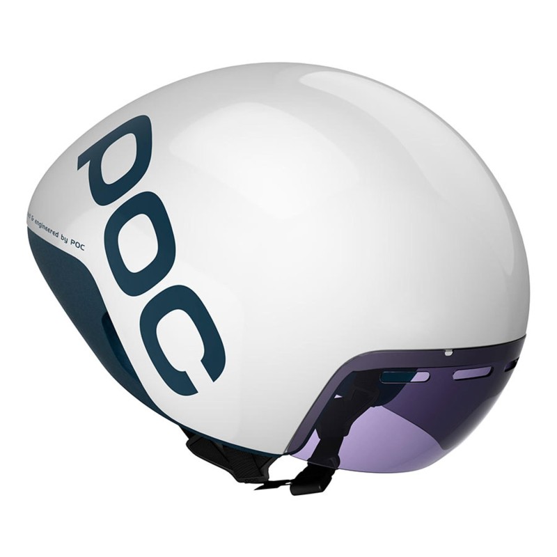 Compra Casco POC Cerebel Raceday Blanco: Ligero y Seguro
