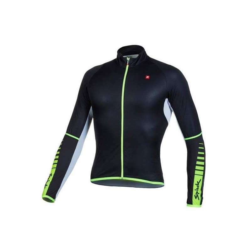 Chaqueta Spiuk Performance Men Negra y Verde - ¡Rinde al Máximo!