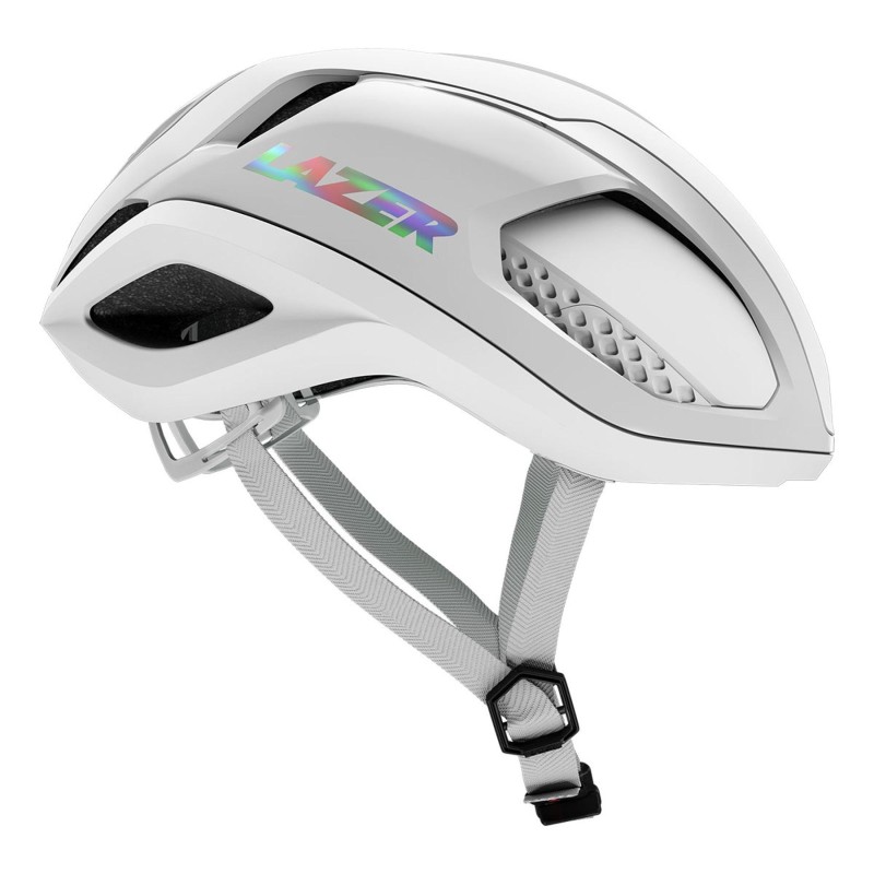 Casco Lazer Vento Gris Claro y Blanco: Ligero y Seguro - ¡Compra Ahora!