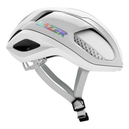 Casco Lazer Vento Gris Claro y Blanco: Ligero y Seguro - ¡Compra Ahora!