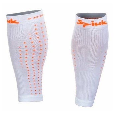 Perneras Spiuk Team Blancas y Naranjas: ¡Estilo y Comodidad!