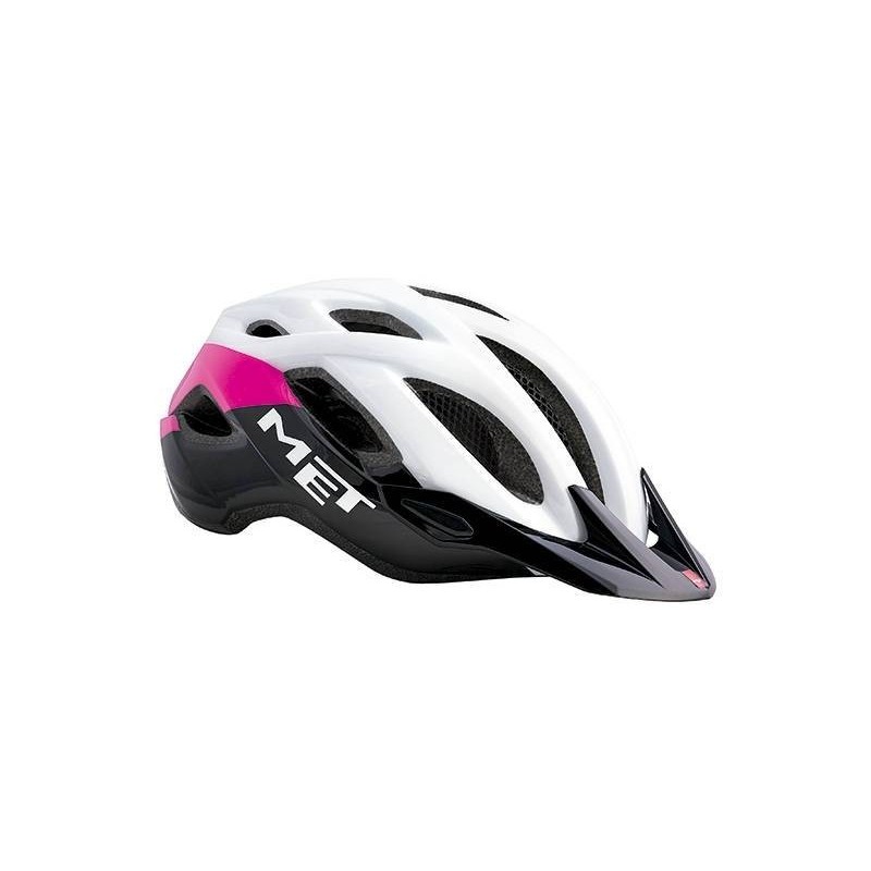 Compra Casco Met Crossover Blanco y Lila 2017 - ¡Seguridad y Estilo!
