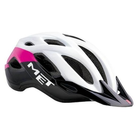 Compra Casco Met Crossover Blanco y Lila 2017 - ¡Seguridad y Estilo!