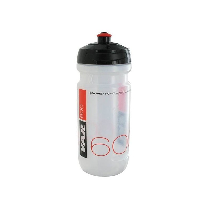Bidón VAR Transparente Rojo 600ML: ¡Aprovecha la oferta hoy!