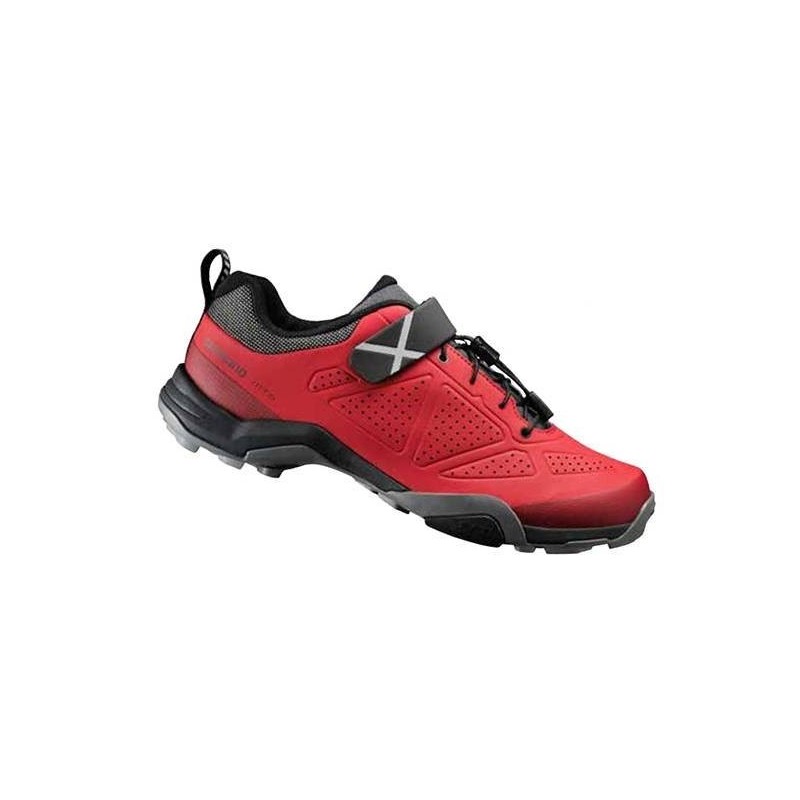 Compra Zapatillas Shimano MT5 Rojo 2017 + Pedales M520 ¡Hoy!