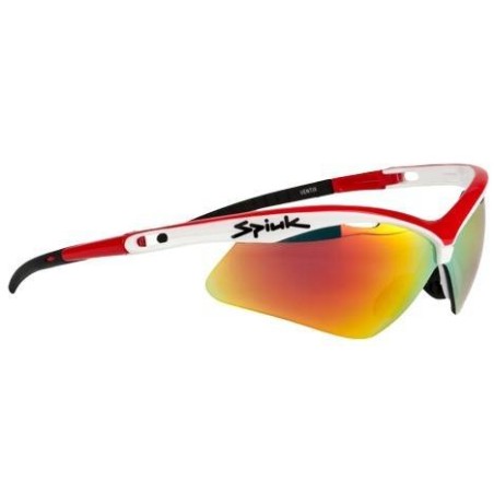 Gafas Spiuk Ventix Blancas y Rojas: ¡Rendimiento y Estilo!
