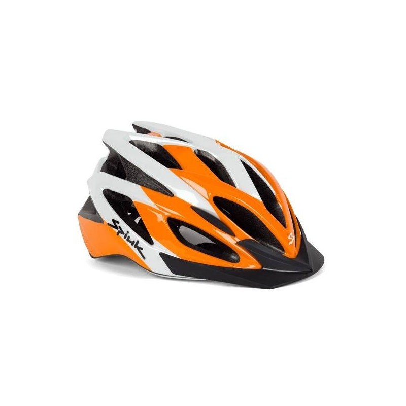 Casco Spiuk Tamera Blanco y Naranja: ¡Estilo y Seguridad!