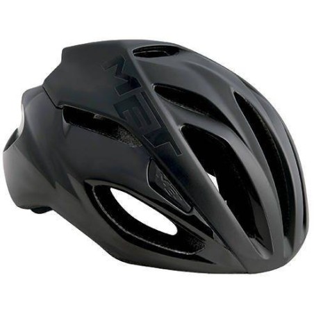 Casco Met Rivale Negro: Ligero y Aerodinámico - ¡Compra Ahora!