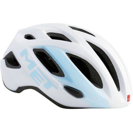 Compra Casco Met Ídolo Blanco Azul: Ligero y Seguro ¡Ahora!