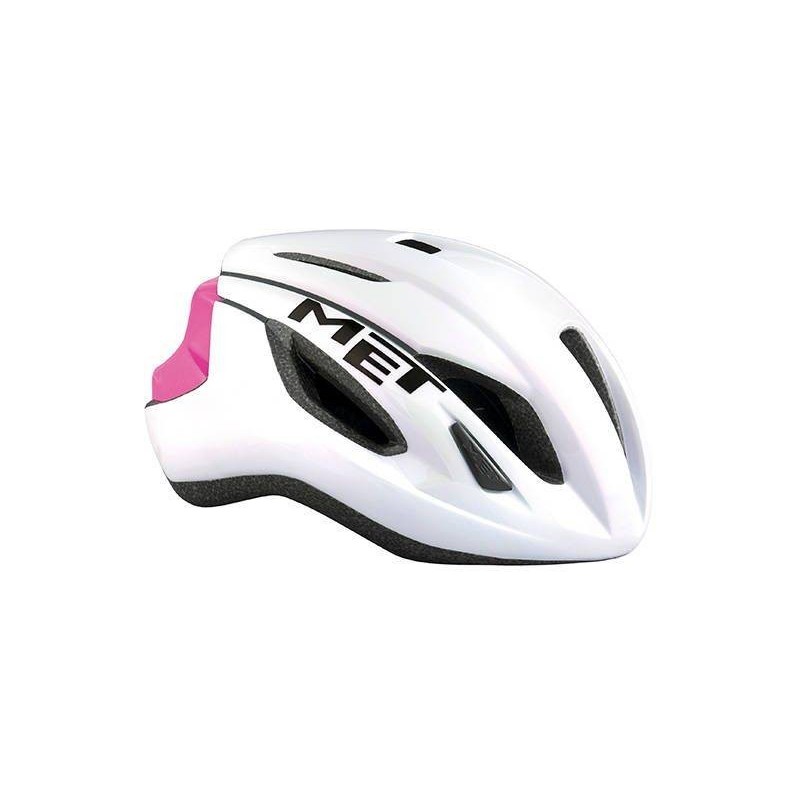 Casco Met Strale Blanco y Rosa: ¡Estilo y Seguridad! Compra Ya