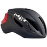 Casco Met Strale Negro y Rojo: Seguridad y Estilo, ¡Compra Ya!