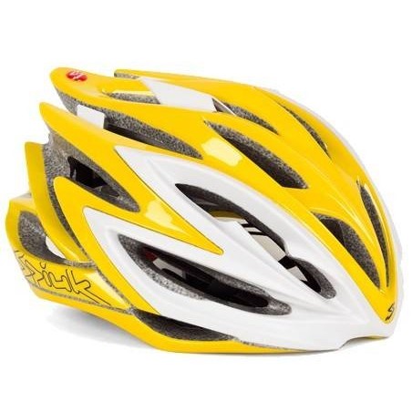 Compra Casco Spiuk Dharma Blanco y Amarillo - ¡Estilo y Seguridad!