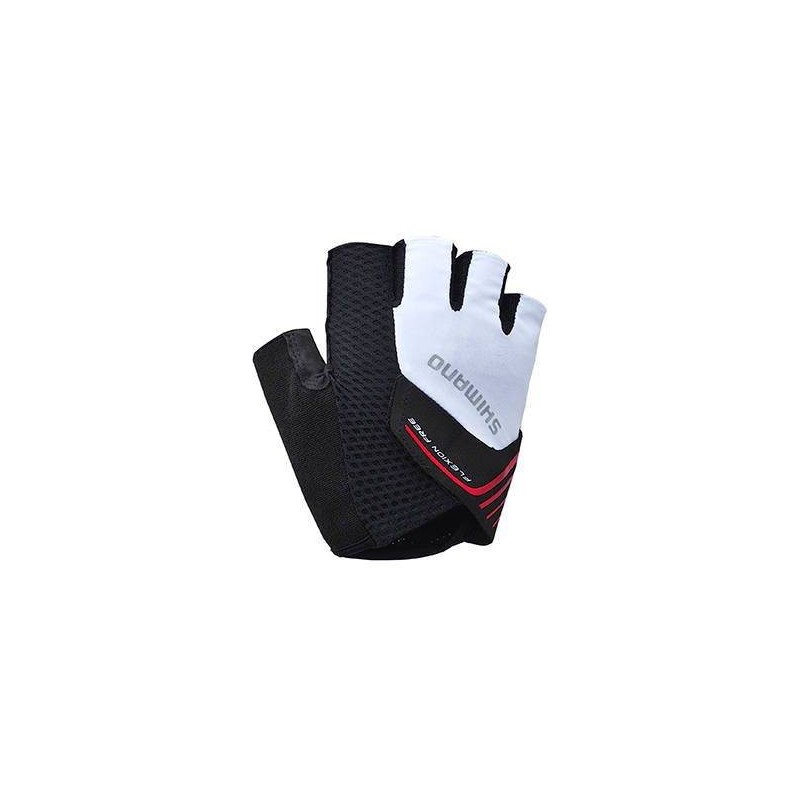 Guantes de Ciclismo Cortos Shimano Escape Blancos - ¡Compra Ya!