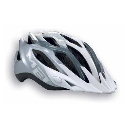 Compra Casco Met Crossover Blanco y Plata: Estilo y Seguridad
